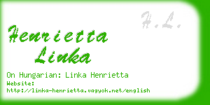 henrietta linka business card